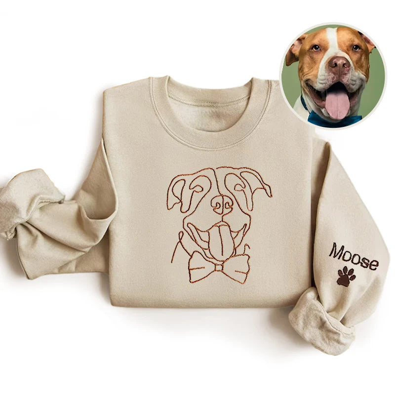 Custom Line Drawing Sweatshirtđź’•Hoodie