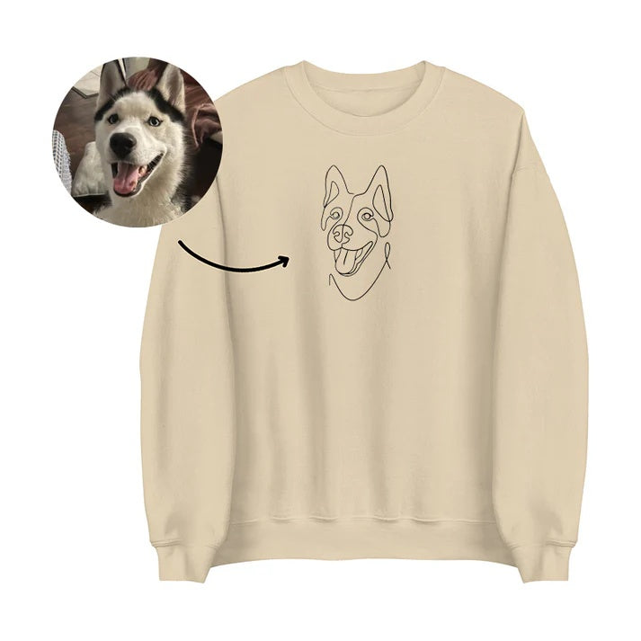 Custom Line Drawing Sweatshirtđź’•Hoodie