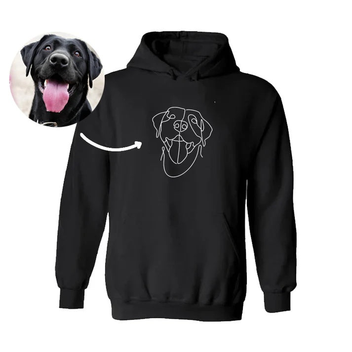 Custom Line Drawing Sweatshirtđź’•Hoodie
