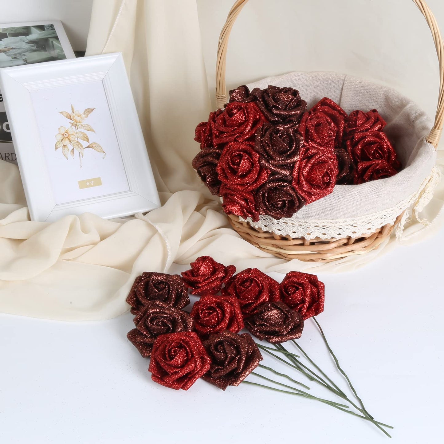 đź’•Shimmering Rose Bouquet - Valentine's Day Gift - CUSTLOVE