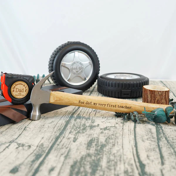 Personalized Gift Tape Measure and Hammer Best Gift for Dad