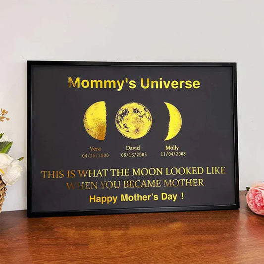 Customized Moon Phases for Special Mom Moments