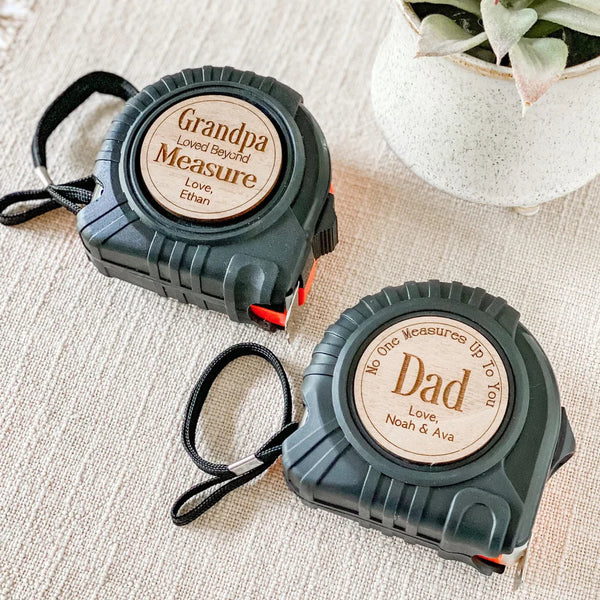 Personalized Gift Tape Measure and Hammer Best Gift for Dad