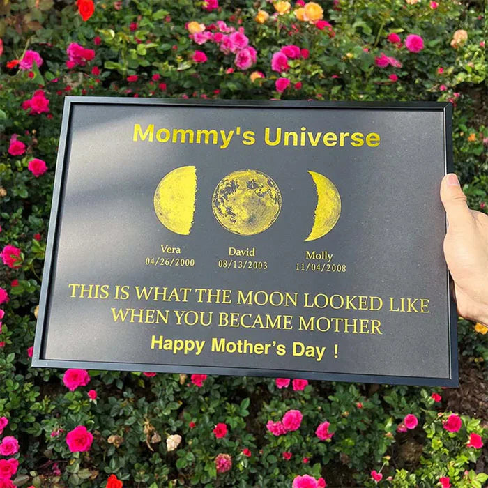 Customized Moon Phases for Special Mom Moments