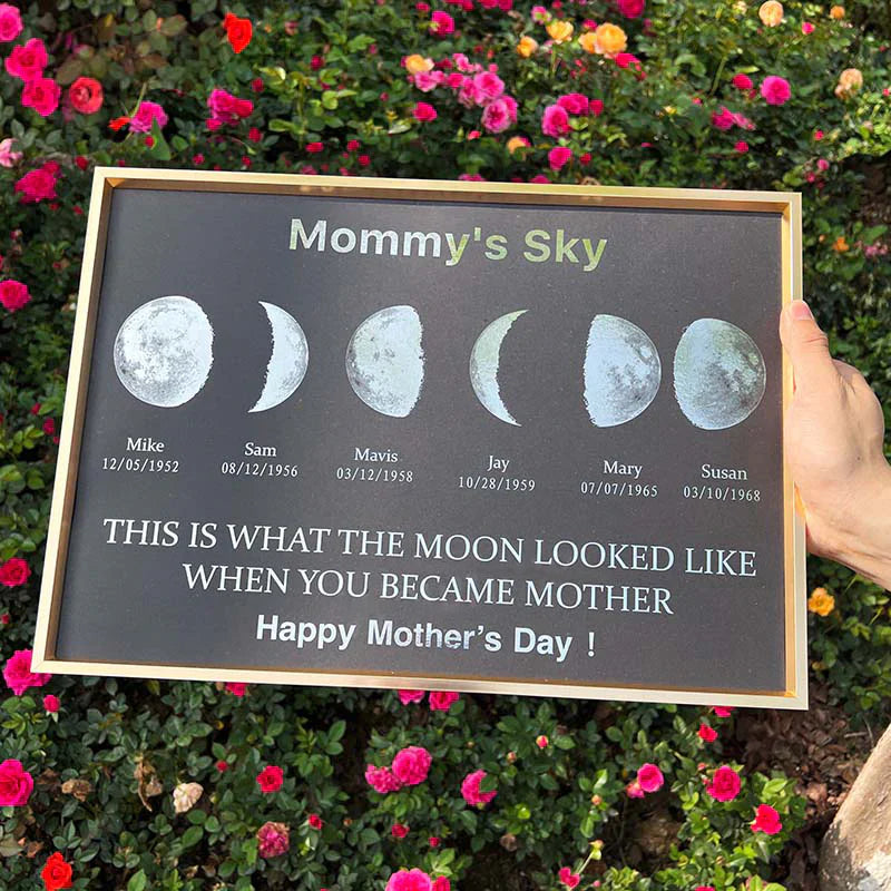 Customized Moon Phases for Special Mom Moments