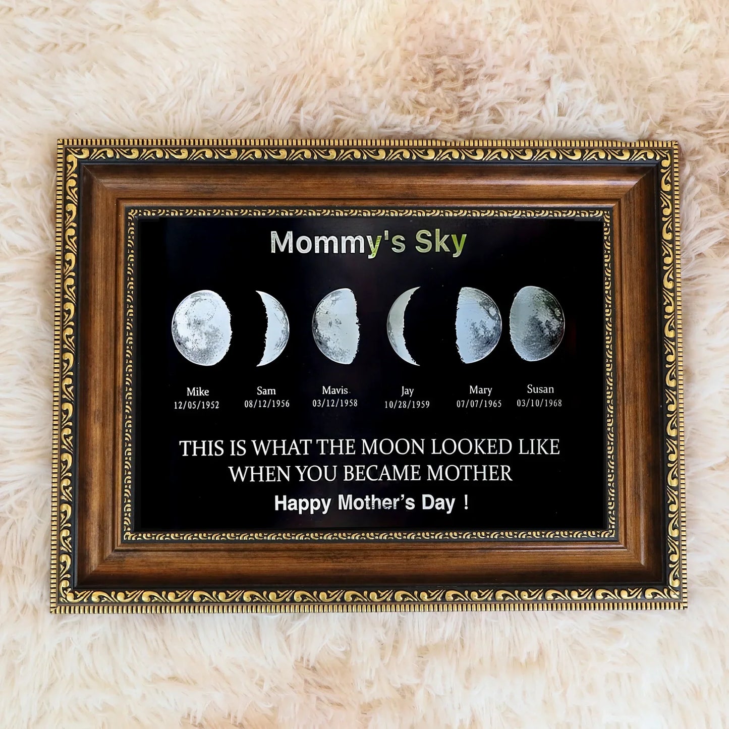 Customized Moon Phases for Special Mom Moments